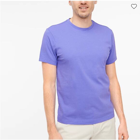 NWT J. Crew Men's Bistro Blue/Purple Washed Jersey Tee - Picture 4 of 9